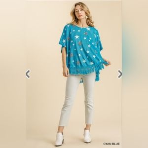 Umgee Stars Fringe Shirt